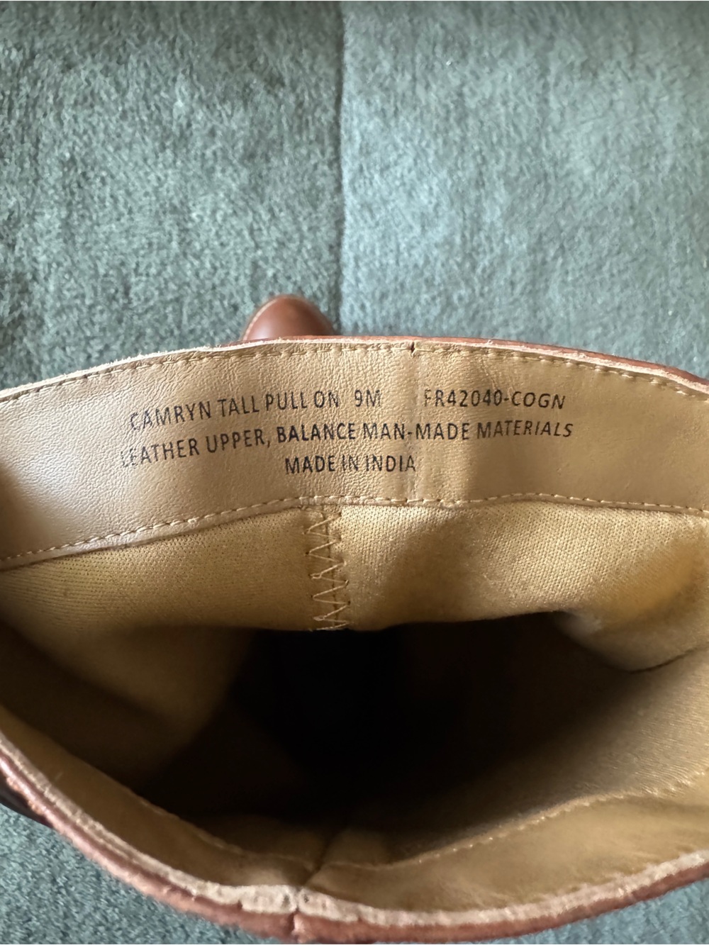 Frye Tall Leather Boots in Cognac - Picture 6 of 6